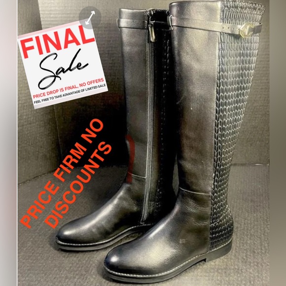 BNWT Cole Haan Grand 360 Black Tall Cozy Flexible Calf 5M PRICE FIRM!!!!!!!!!! - Picture 1 of 16